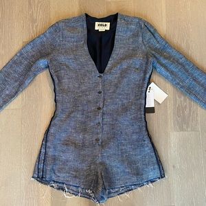 Stone Cold Fox Blue Romper